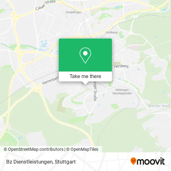 Карта Bz Dienstleistungen
