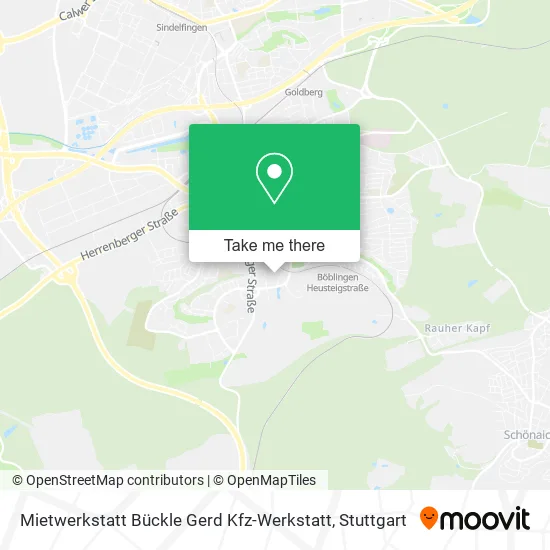 Карта Mietwerkstatt Bückle Gerd Kfz-Werkstatt