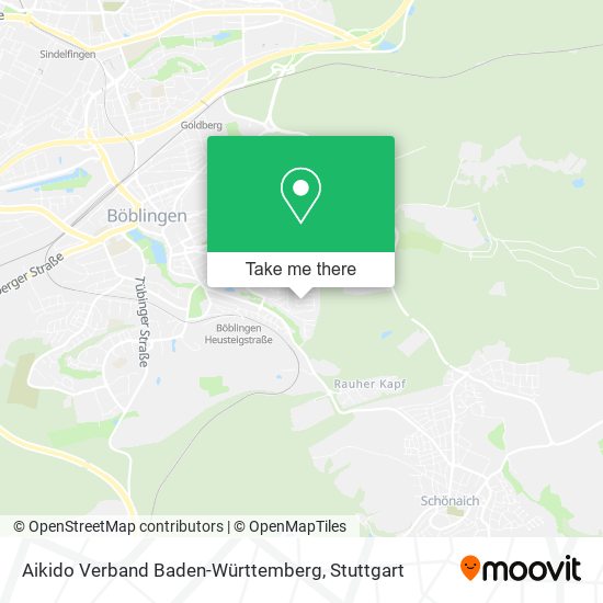 Aikido Verband Baden-Württemberg map