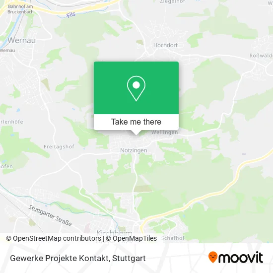Карта Gewerke Projekte Kontakt