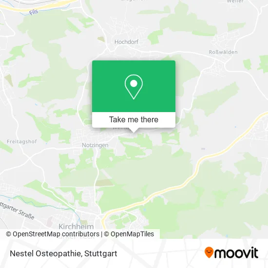 Карта Nestel Osteopathie