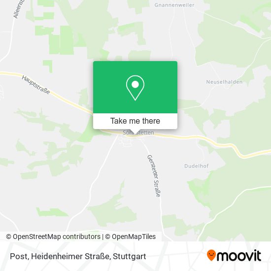 Post, Heidenheimer Straße map