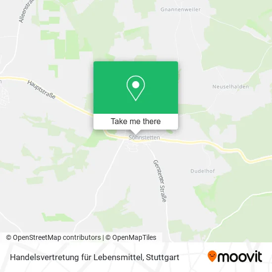 Карта Handelsvertretung für Lebensmittel