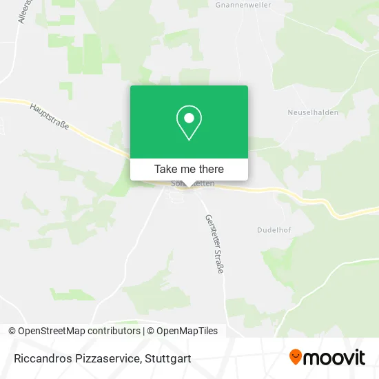Карта Riccandros Pizzaservice