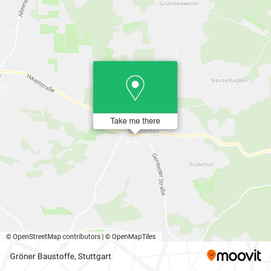 Gröner Baustoffe map