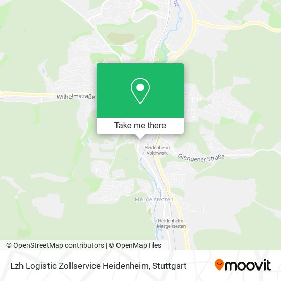 Lzh Logistic Zollservice Heidenheim map