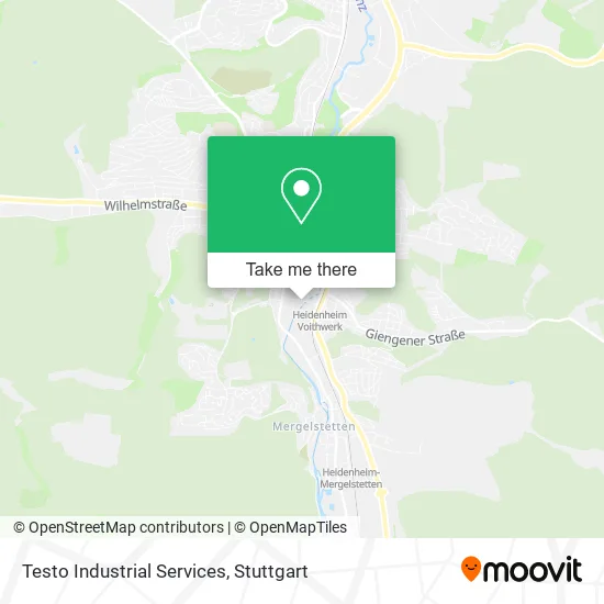 Карта Testo Industrial Services
