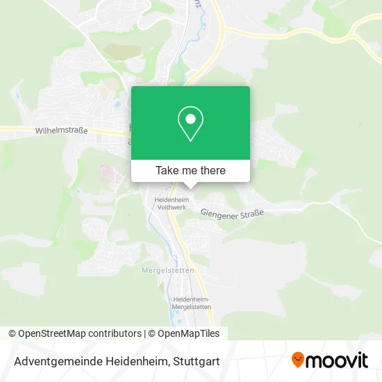 Карта Adventgemeinde Heidenheim