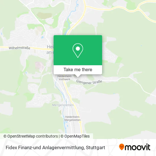 Карта Fidex Finanz-und Anlagenvermittlung
