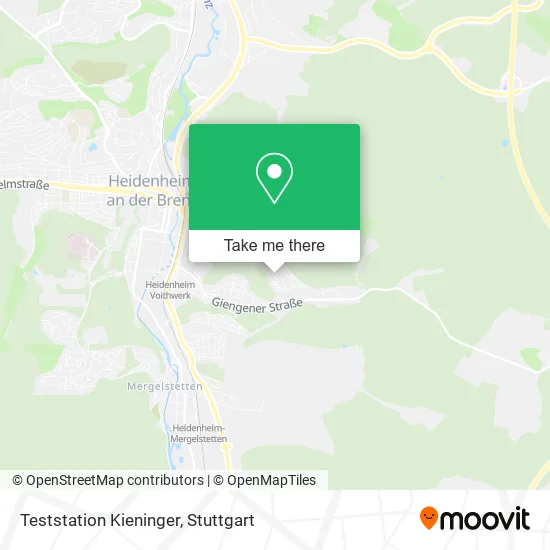 Карта Teststation Kieninger