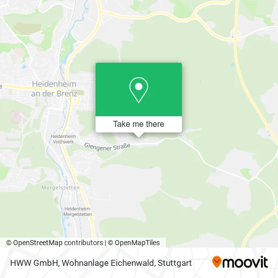 Карта HWW GmbH, Wohnanlage Eichenwald