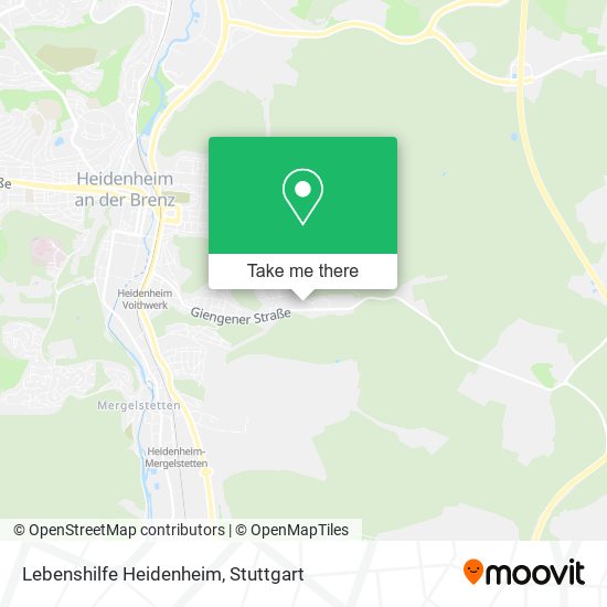 Lebenshilfe Heidenheim map