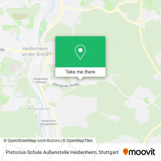 Карта Pistorius-Schule Außenstelle Heidenheim