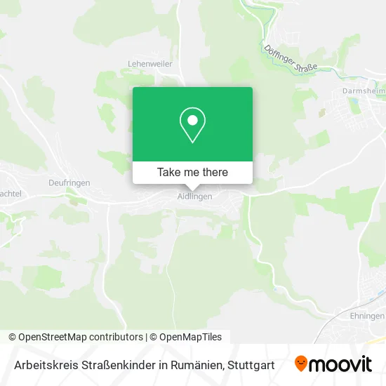 Карта Arbeitskreis Straßenkinder in Rumänien