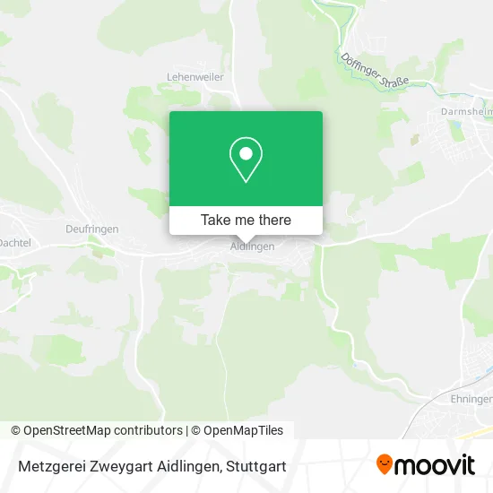 Карта Metzgerei Zweygart Aidlingen