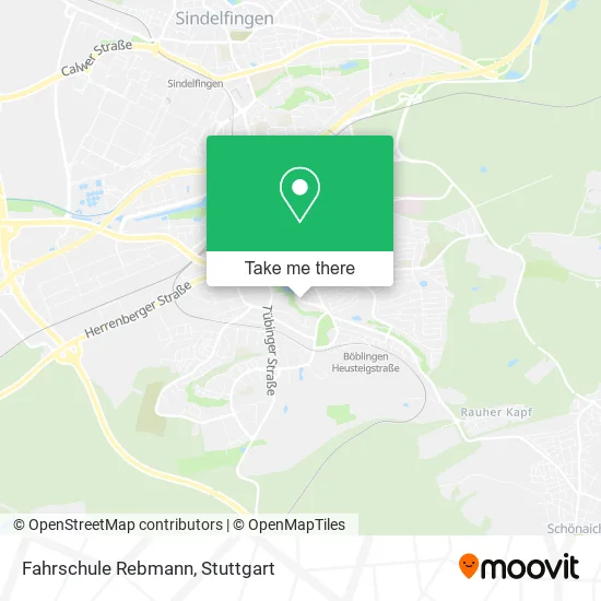 Карта Fahrschule Rebmann