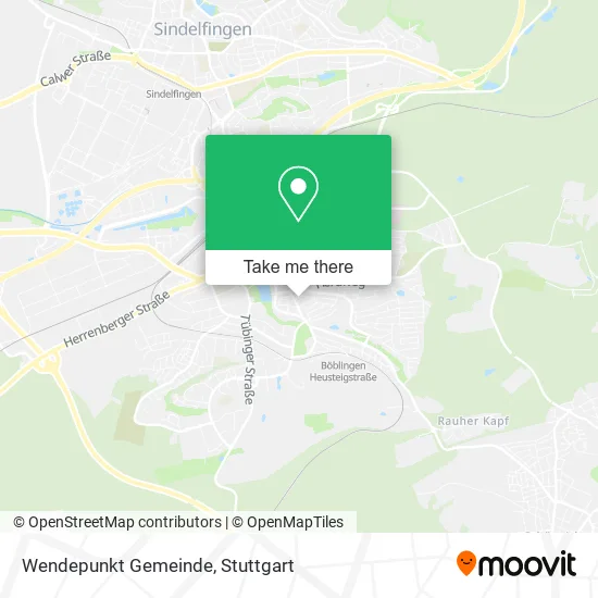 Карта Wendepunkt Gemeinde