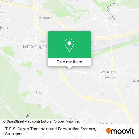 Карта T. F. S. Cargo Transport und Forwarding System