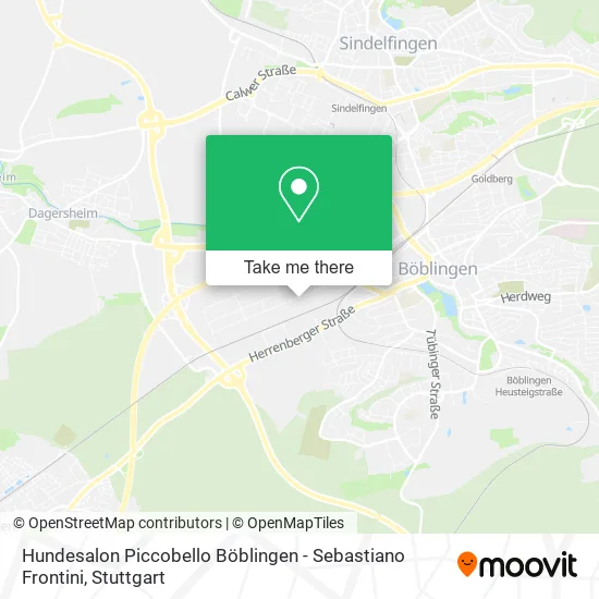 Карта Hundesalon Piccobello Böblingen - Sebastiano Frontini