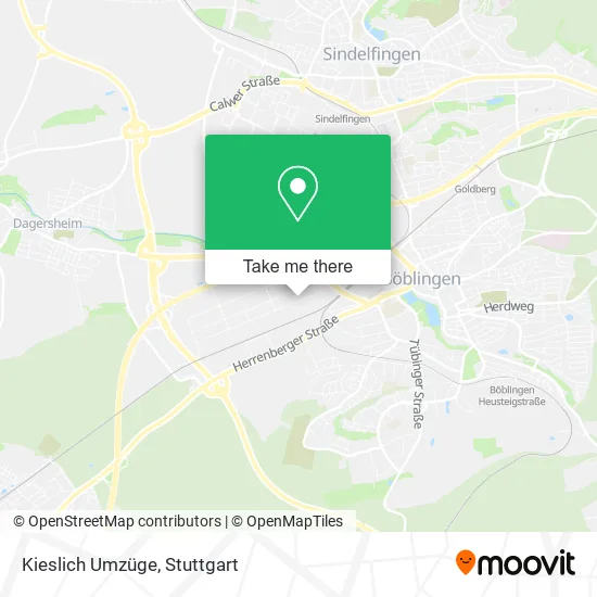 Карта Kieslich Umzüge