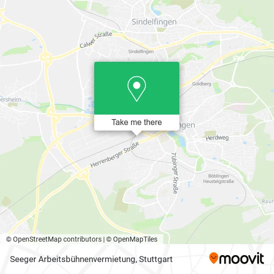 Карта Seeger Arbeitsbühnenvermietung