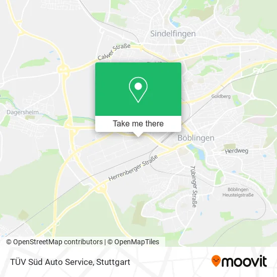 Карта TÜV Süd Auto Service