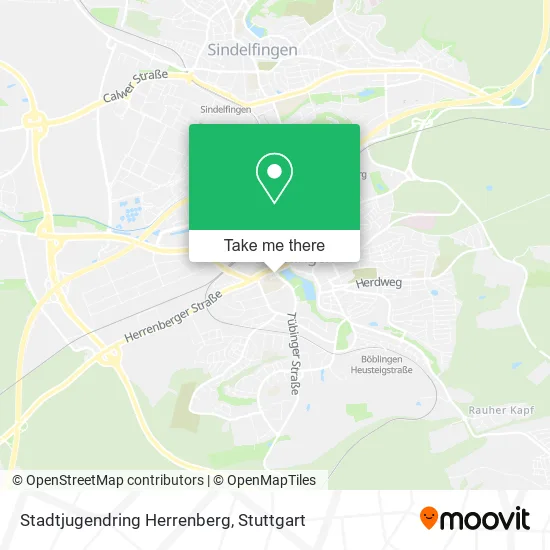 Карта Stadtjugendring Herrenberg