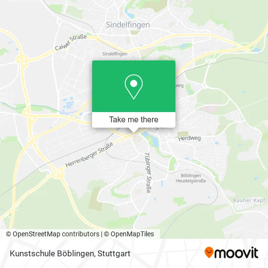 Карта Kunstschule Böblingen