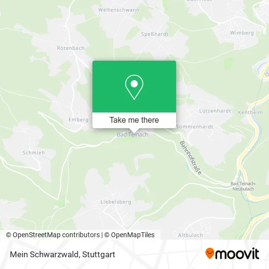 Карта Mein Schwarzwald