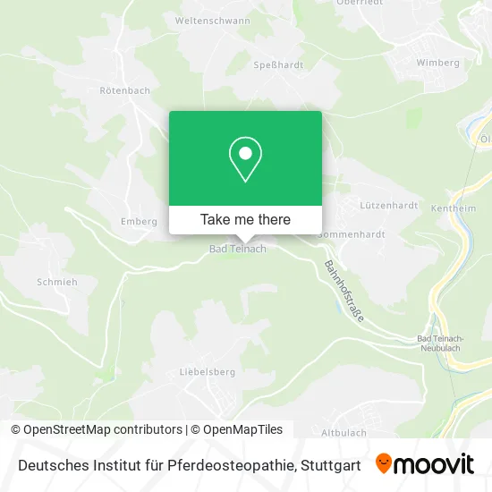 Карта Deutsches Institut für Pferdeosteopathie