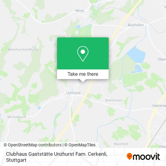 Clubhaus Gaststätte Unzhurst Fam. Cerkenli map