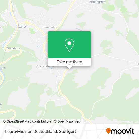 Lepra-Mission Deutschland map