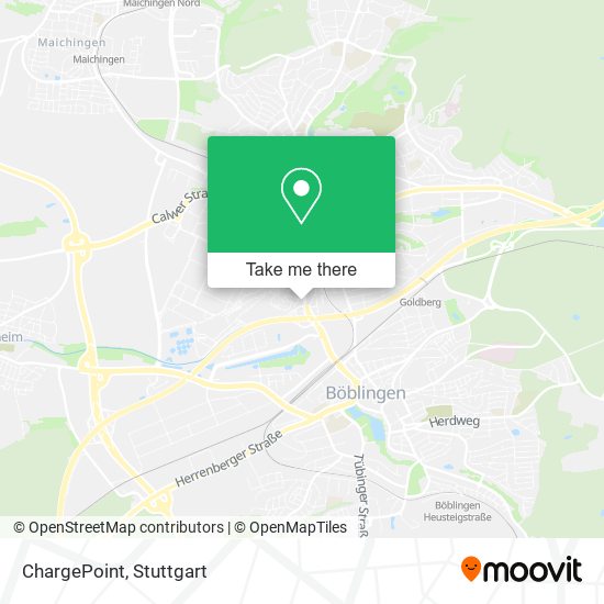 ChargePoint map