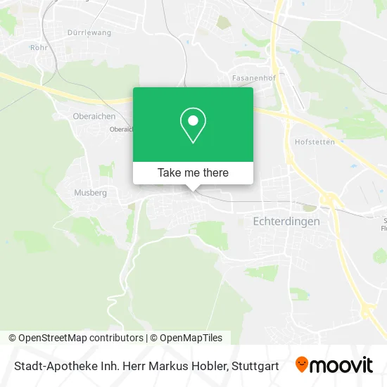 Карта Stadt-Apotheke Inh. Herr Markus Hobler