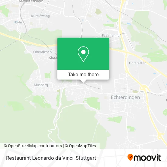 Карта Restaurant Leonardo da Vinci