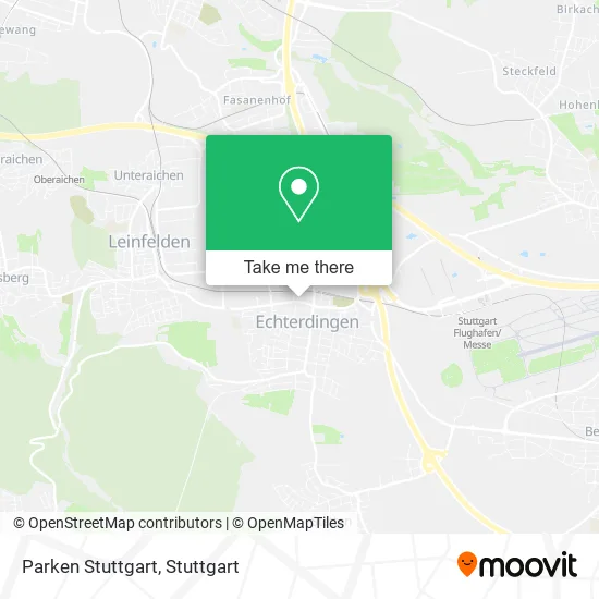 Карта Parken Stuttgart