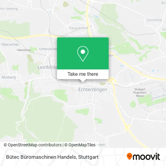 Карта Bütec Büromaschinen Handels