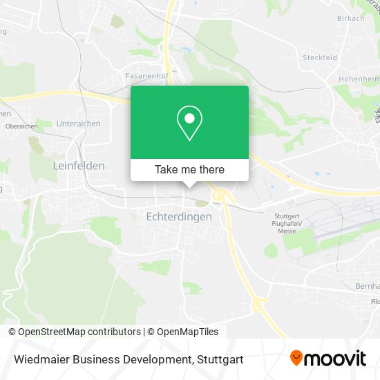 Wiedmaier Business Development map