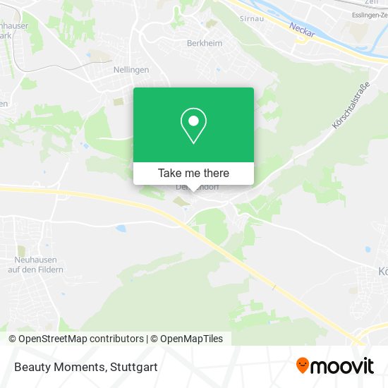 Beauty Moments map