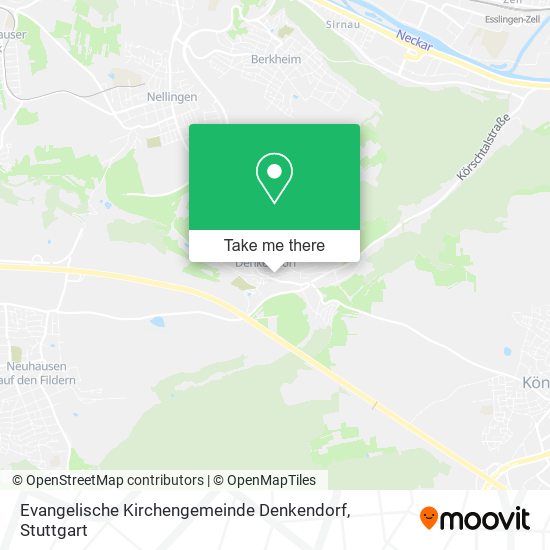 Evangelische Kirchengemeinde Denkendorf map
