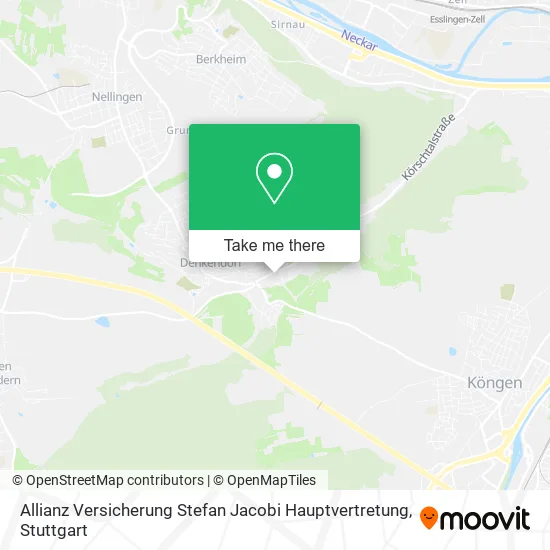 Карта Allianz Versicherung Stefan Jacobi Hauptvertretung