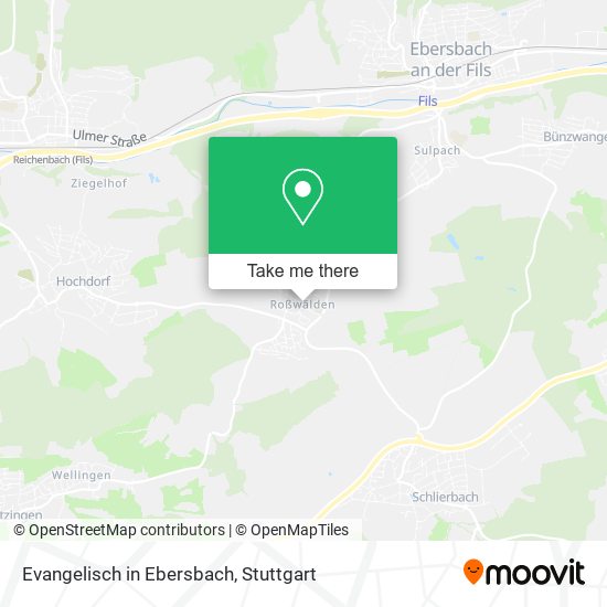Evangelisch in Ebersbach map