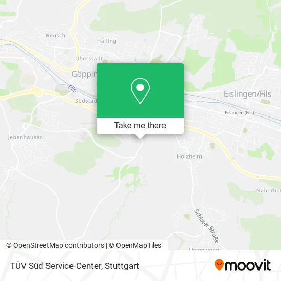 Карта TÜV Süd Service-Center