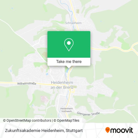 Zukunftsakademie Heidenheim map