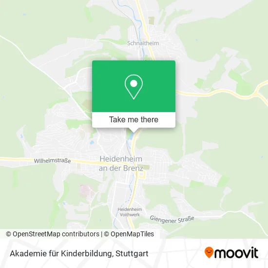 Карта Akademie für Kinderbildung