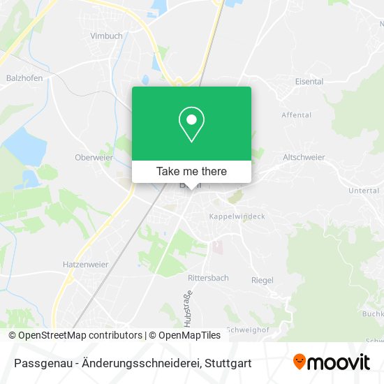 Passgenau - Änderungsschneiderei map