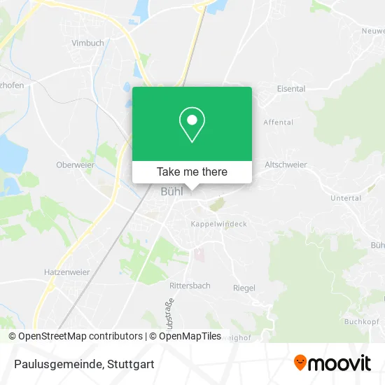 Карта Paulusgemeinde