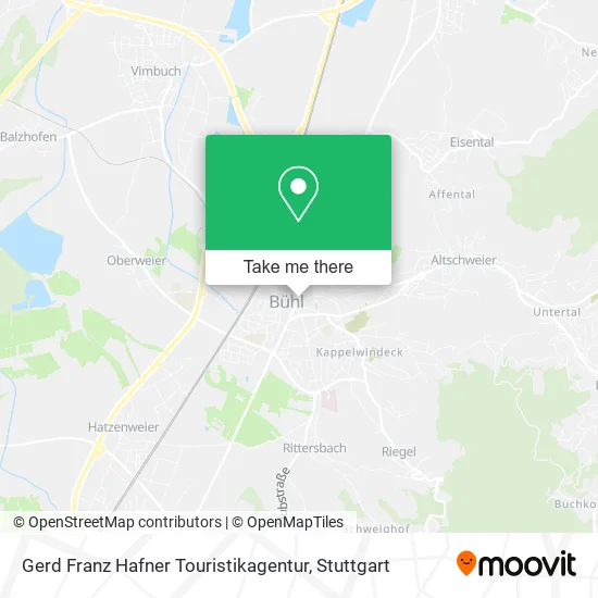 Карта Gerd Franz Hafner Touristikagentur