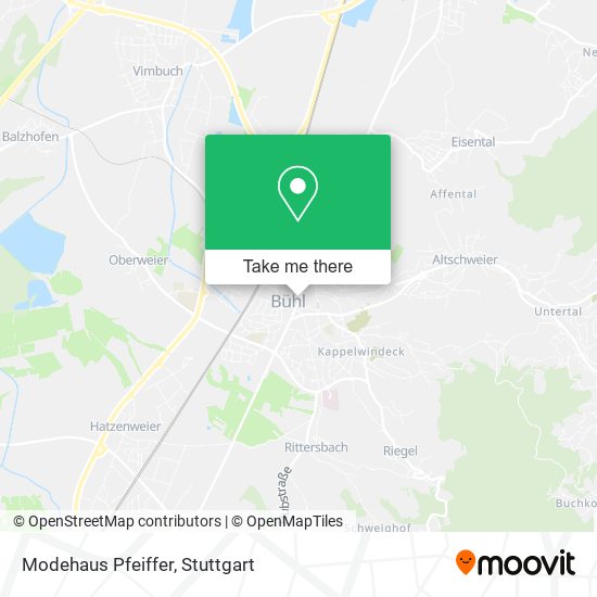 Modehaus Pfeiffer map