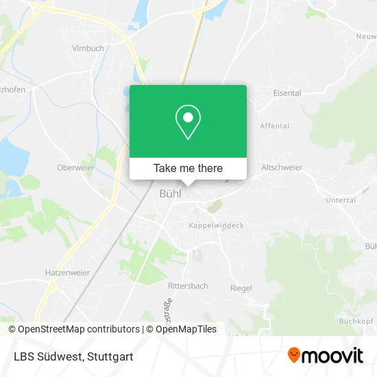 Карта LBS Südwest